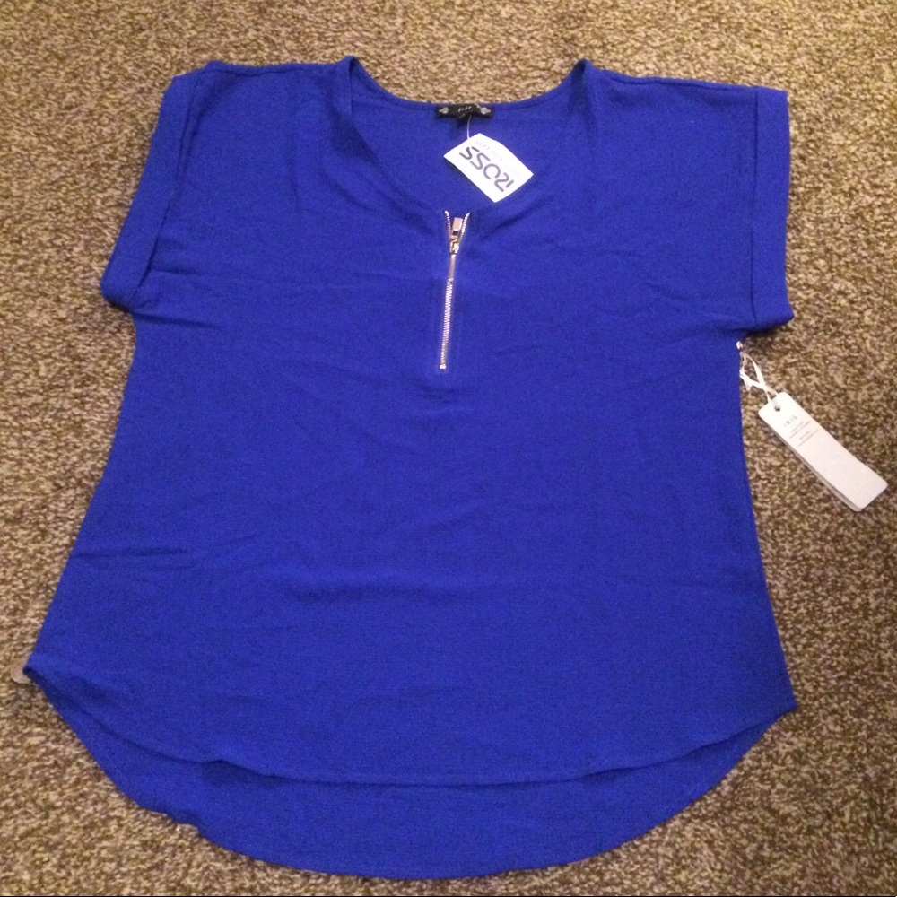 Casual Blue Blouse